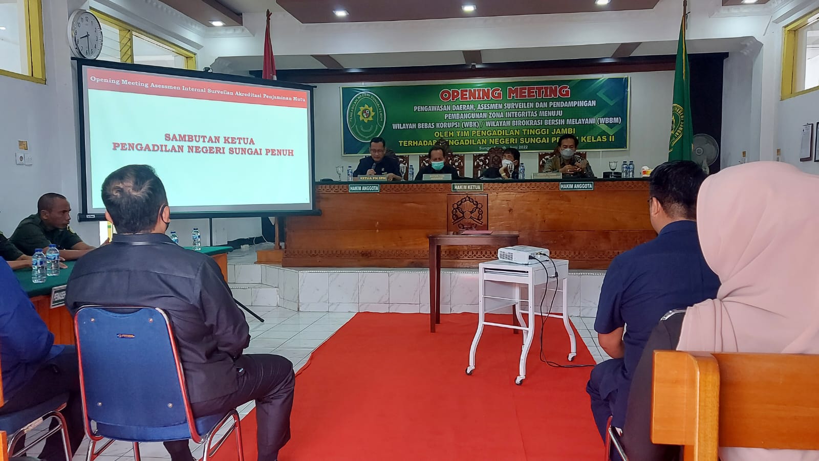 Opening Meeting Asesmen Surveilans oleh Pengadilan Tinggi Jambi